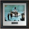 Image 1 : John Lennon Unsigned The Beatles 16X20 Photo Leather Framed Ed Sullivan Show (Entertainment)
