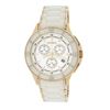 Image 1 : Roberto Bianci Unisex Rose Gold Plated White Ceramic Chronograph Watch-5873U