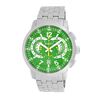 Image 1 : Roberto Bianci Men's Pro Racing Chronograph Watch With Green Face-7096M