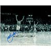 Image 1 : Christian Laettner Signed Duke Blue Devils Horizontal B&W Celebration 8X10 Photo 1992 The Shot Vs Ke