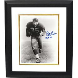 Pete Pihos Signed Philadelphia Eagles 8X10 Photo Custom Framed HOF 70