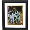 Image 1 : Mike Greenwell Signed Boston Red Sox 16X20 Color Photo Custom Framed 1986 AL Champs W/ 19 Signatures