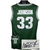Image 1 : Magic Johnson Signed Michigan State Spartans Green Authentic Headmaster Legends Jersey