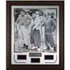 Image 1 : 3 Stooges Unsigned Engraved Collection 29X34 Leather Framed (Photo/Entertainment)