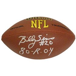 Billy Sims Signed Wilson Touchdown Full Size NFL Football W/80 ROY