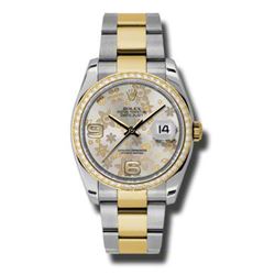 Rolex  Datejust 36 Yellow Gold &Amp; Diamonds  Women Watch