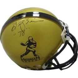 Billy Sims Signed Heisman Mini Helmet '78 (Oklahoma Sooners)