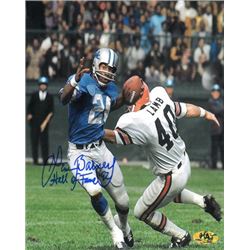 Lem Barney Signed Detroit Lions 8X10 Photo HOF 92
