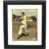 Image 1 : Eddie Mathews Signed Milwaukee Braves 8X10 Photo Custom Framed Dual HOF 78 & 512 Hrs (Batting/Deceas