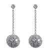 Image 1 : Sterling Silver-CZ Post Earring