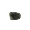 Image 1 : Labradorite(Grey) Semi Precious Stone On Gold Tone Sterling Silver Ring