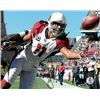 Image 1 : Larry Fitzgerald Signed Arizona Cardinals 8X10 Photo #11 (Horizontal White Jersey Diving Catch)