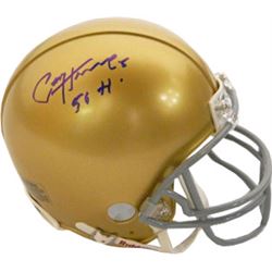 Paul Hornung Signed Notre Dame Fighting Irish Full Size Replica Helmet 56H (Heisman)- PSA Hologram