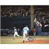 Image 1 : Al Downing Signed Los Angeles Dodgers 8X10 Photo (Hank Aaron) Dual HR #715 4/8/74