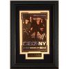 Image 1 : CSI: NY Signed 22X30 Masterprint Poster Custom Leather Framed W/ Gary Sinise & Melina Kanakaredes (M