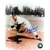 Image 1 : Johnny Podres Signed Brooklyn Dodgers 8X10 Pitching Photo 55 WS MVP (Follow Through- Deceased)