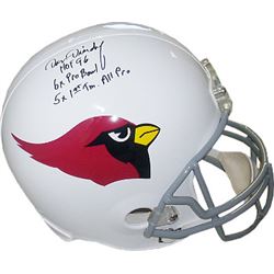 Dan Dierdorf Signed St. Louis Cardinals Full Size Replica TB Helmet 3 Stat HOF 96/6X Pro Bowl/5X 1St