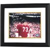 Image 1 : John Hannah Signed Alabama Crimson Tide 8X10 Photo Roll Tide Custom Framed