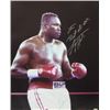 Image 1 : Larry Holmes Signed Boxing 16X20 Photo Vs Ali W/ "I Beat Ali's Ass"