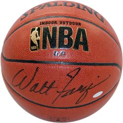 Walt Frazier Signed Spalding Indoor/Outdoor TB Basketball (New York Knicks- Black Sig)- Steiner Holo