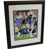 Image 1 : Dont'a Hightower Signed New England Patriots 8X10 Photo Custom Framed (Black)