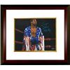 Image 1 : Sugar Shane Mosley Signed Boxing 8X10 Photo Custom Framed W/ Flag