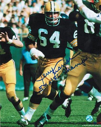 Color Photo Jerry Kramer Jerry Kramer Signed Green Bay Packers 8X10 Color Photo 5X NFL Champs