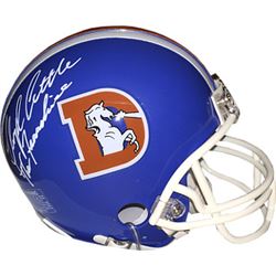 Floyd Little Signed Denver Broncos TB "D" Mini Helmet The Franchise