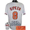Image 1 : Cal Ripken, Jr. Signed Baltimore Orioles TB White Prostyle Jersey W/ Embroidered Stats- JSA Hologram