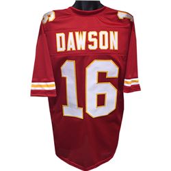 Len Dawson Kansas City Chiefs Unsigned Red TB Prostyle Jersey XL
