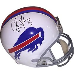 Tyrod Taylor Signed Buffalo Bills Riddell Mini Helmet #5