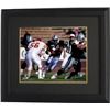 Image 1 : Bo Jackson Signed Oakland Raiders 8X10 Photo Custom Framed (Horizontal Black Jersey Running)- Steine