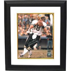 Archie Manning Signed New Orleans Saints 16X20 Photo (Silver Signature) Custom Framed- Steiner Holog