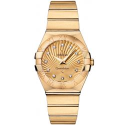 Omega  Constellation Brushed Quartz 27Mm  Women Watch