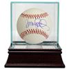 Image 1 : Ryne Sandberg Signed Official Major League Baseball W/ Glass Case (Cubs)