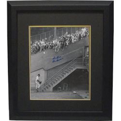 Don Newcombe Signed Brooklyn Dodgers B&W 16X20 Photo Custom Framed "Dem Bums"