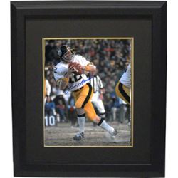 Terry Bradshaw Signed Pittsburgh Steelers 16X20 Photo Custom Framed (Vertical Dropback)
