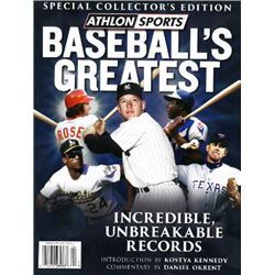 Baseball's Greatest: Incredible, Unbreakable Records Book