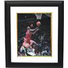 Image 1 : Craig Hodges Signed Chicago Bulls 8X10 Photo Custom Framed Vs Milwaukee Bucks (3X 3 Point Shooting C