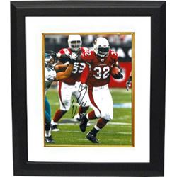 Edgerrin James Signed Arizona Cardinals 8X10 Photo Custom Framed