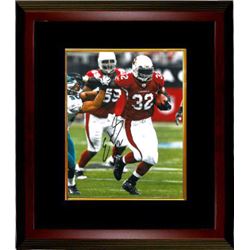 Edgerrin James Signed Arizona Cardinals 8X10 Photo Custom Framed