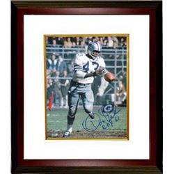 Don Perkins Signed Dallas Cowboys 8X10 Photo  ROY 61 Custom Framed