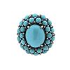 Image 1 : SS TURQUOISE RING - Size 7 (#9922TQ)