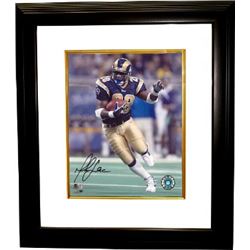 Marshall Faulk Signed St. Louis Rams 8X10 Photo Custom Framed