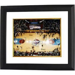 Bill Laimbeer Signed Detroit Pistons Finals Celebration 8X10 Photo Custom Framed- Steiner Hologram