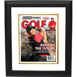 Tiger Woods Unsigned 2012 Athlon Sports PGA Golf Magazine Cover Custom Framed
