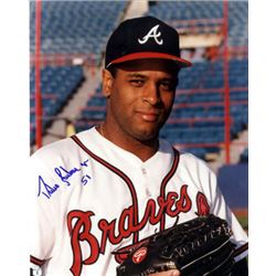 Pedro Borbon, Jr. Signed Atlanta Braves 8X10 Photo