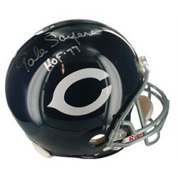 Gale Sayers Signed Chicago Bears Proline TB Helmet HOF 77- Steiner/Sayers Hologram