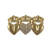 Image 1 : 3 CROWN HEART PIN