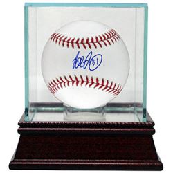 Brad Penny Signed Rawlings Official Major League Baseball W/ Glass Case #31 (Los Angeles Dodgers)